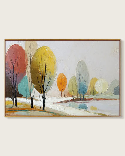 Horizontal Abstract Wabi Sabi Canvas Art No.110