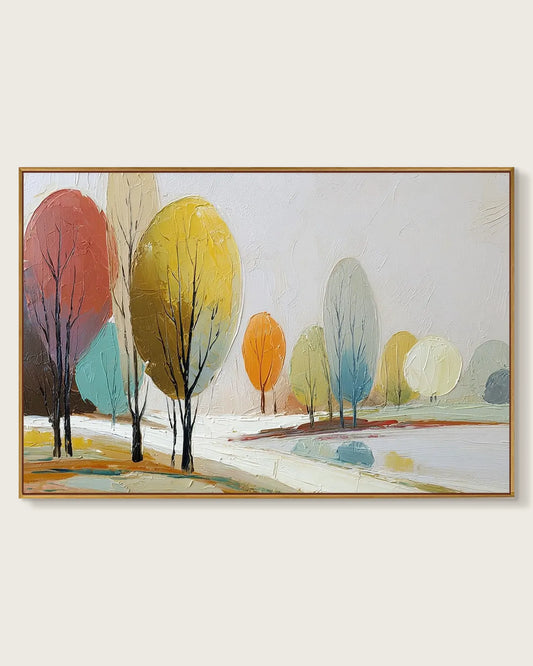 Horizontal Abstract Wabi Sabi Canvas Art No.110