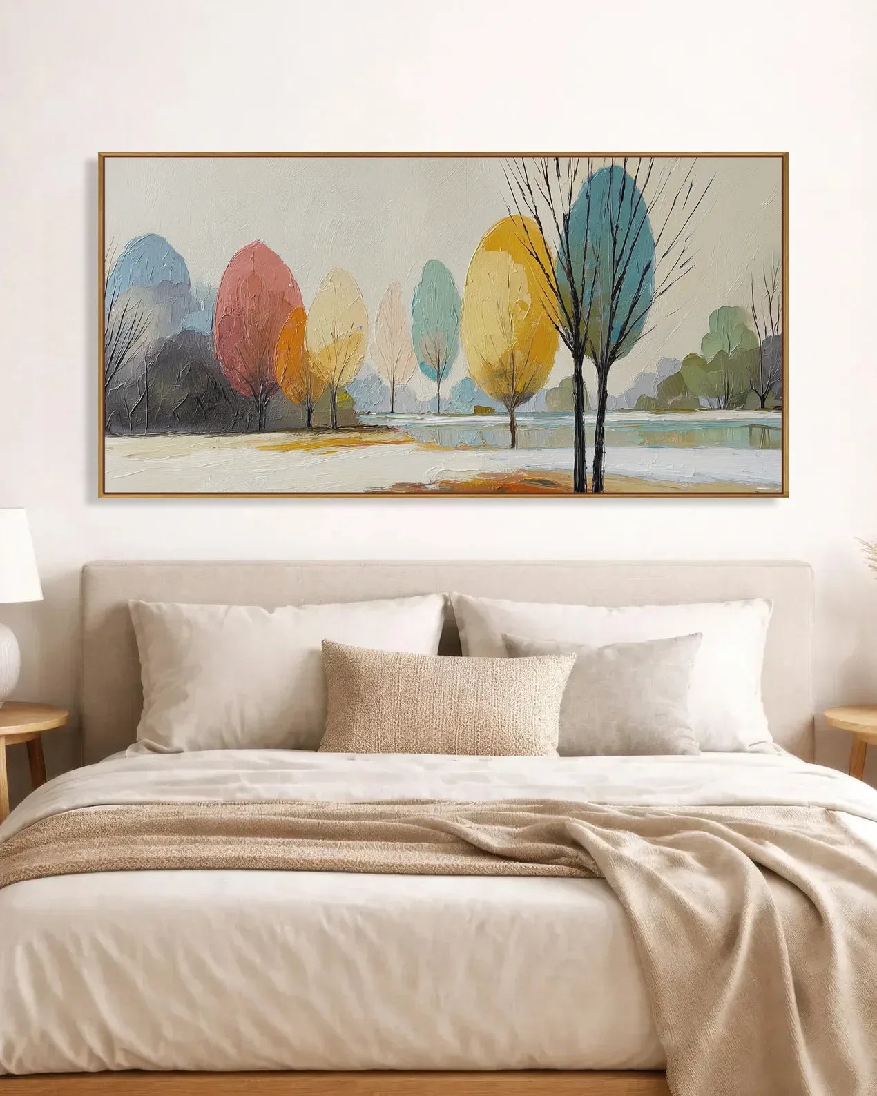 Horizontal Abstract Wabi Sabi Wall Art No.108