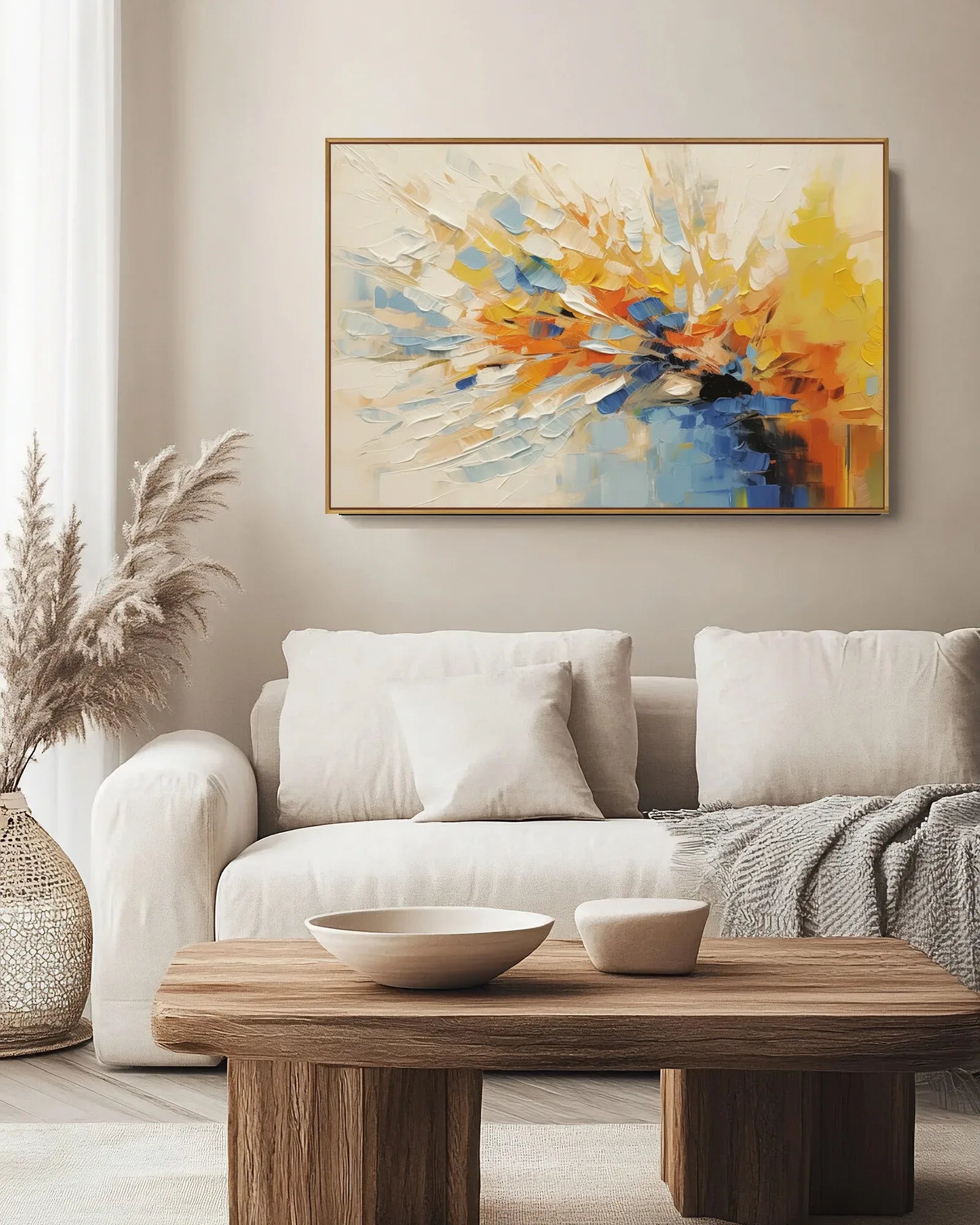 Horizontal Modern Wabi Sabi Artwork No.119