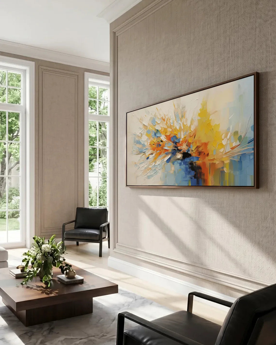 Horizontal Modern Wabi Sabi Artwork No.119