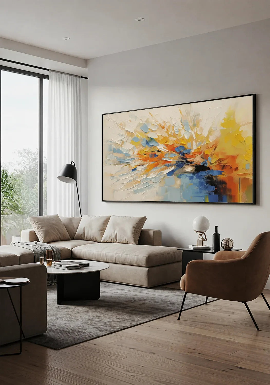 Horizontal Modern Wabi Sabi Artwork No.119