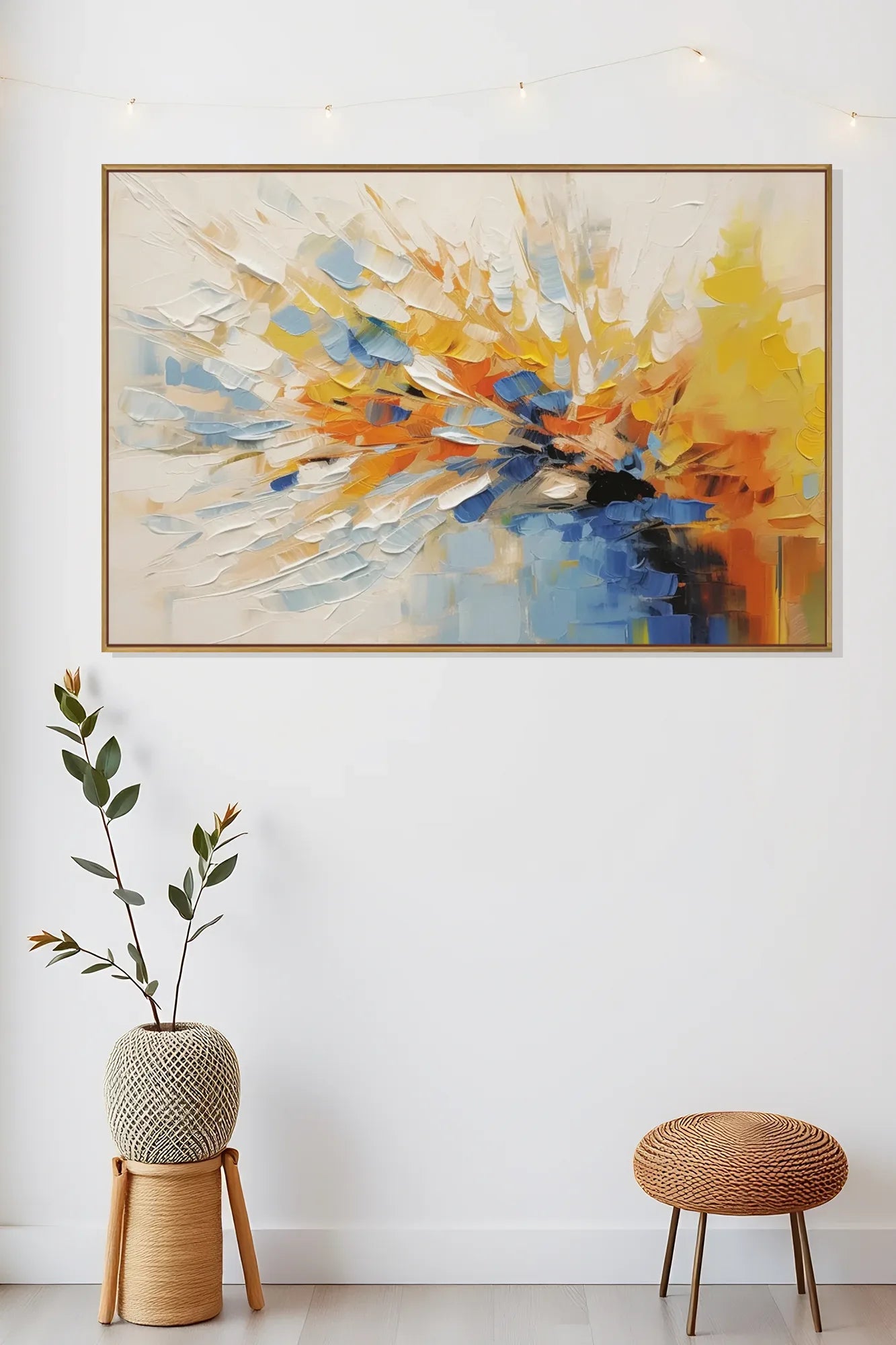 Horizontal Modern Wabi Sabi Artwork No.119