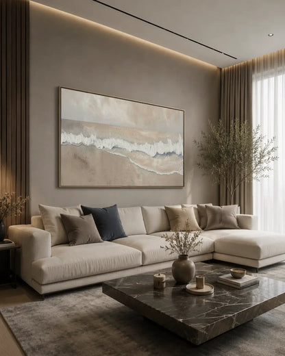 Horizontal Modern Wabi Sabi Wall Art No.118