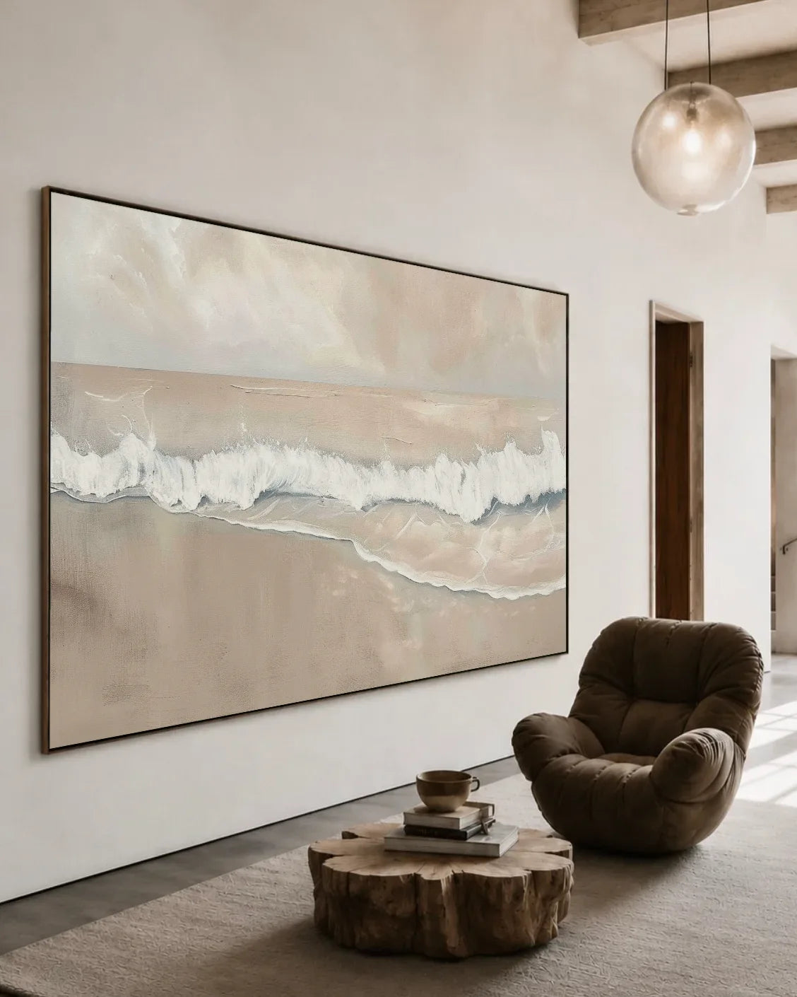 Horizontal Modern Wabi Sabi Wall Art No.118