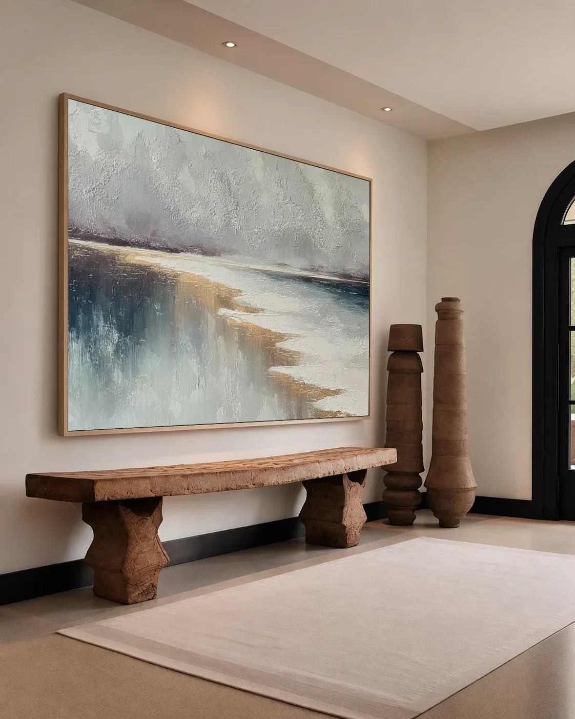 Horizontal Modern Wabi Sabi Wall Decor No.121