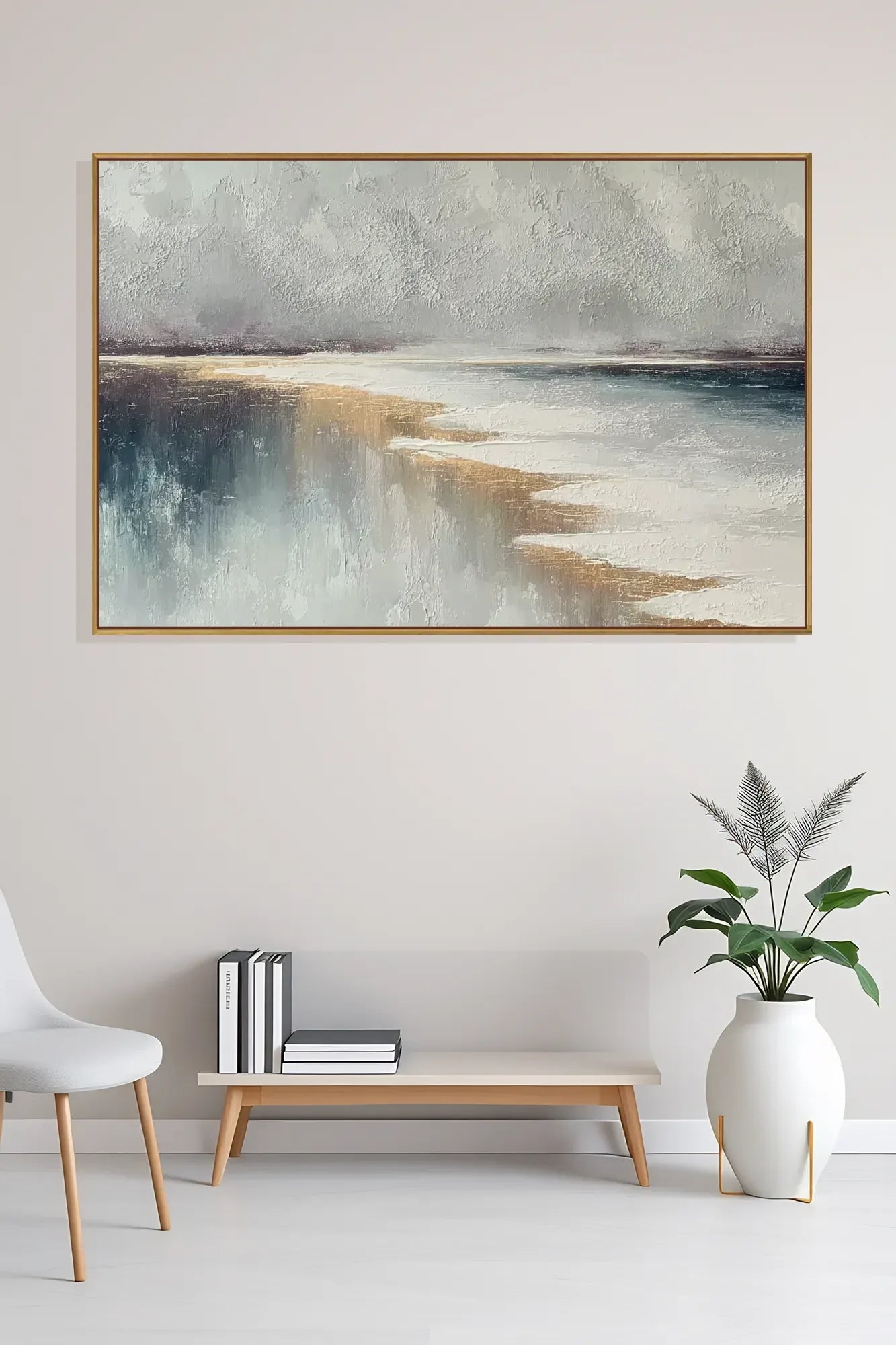 Horizontal Modern Wabi Sabi Wall Decor No.121