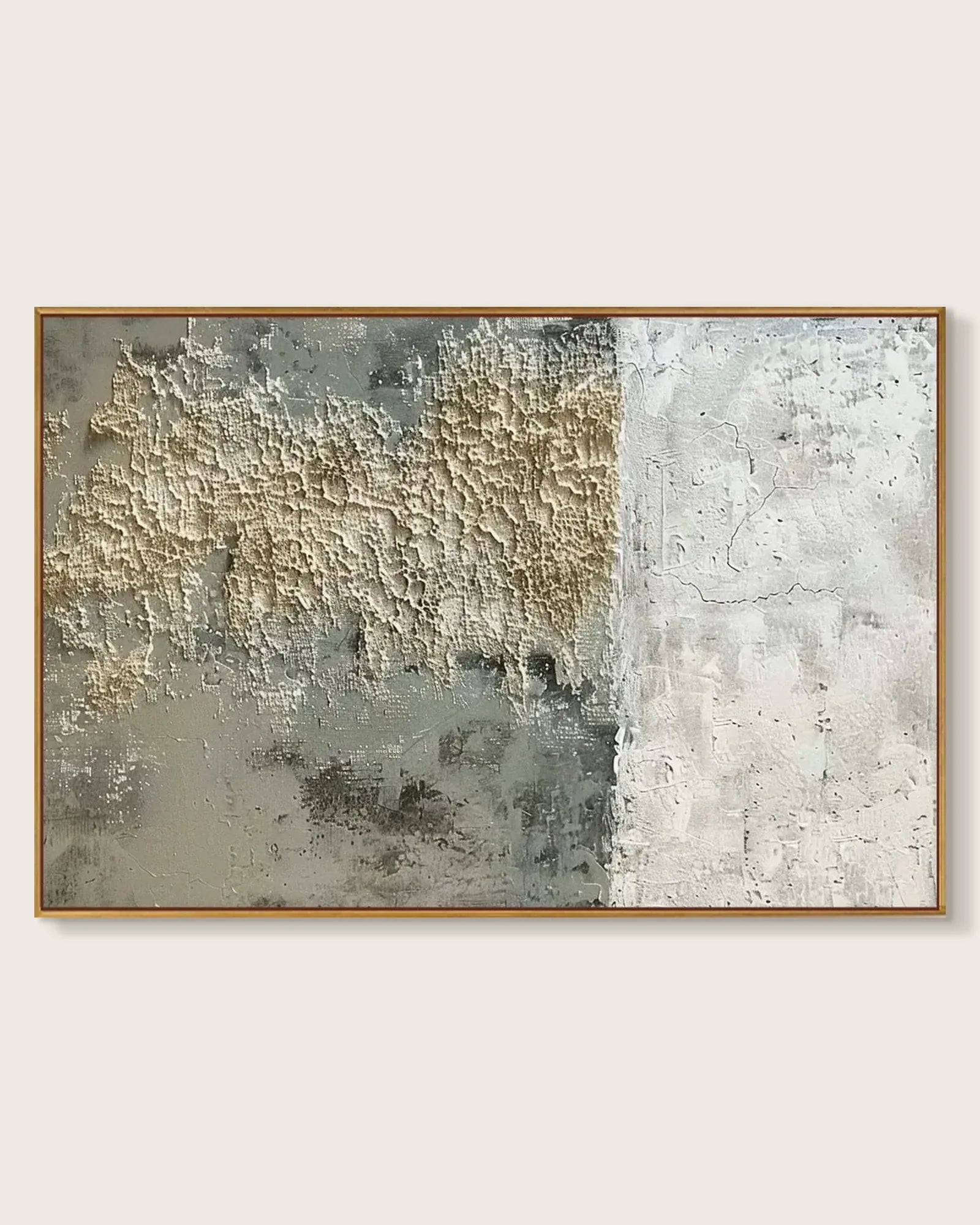 Horizontal Natural Tone Wabi Sabi Canvas Art No.125