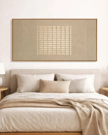 Horizontal Natural Tone Wabi Sabi Wall Decor No.126
