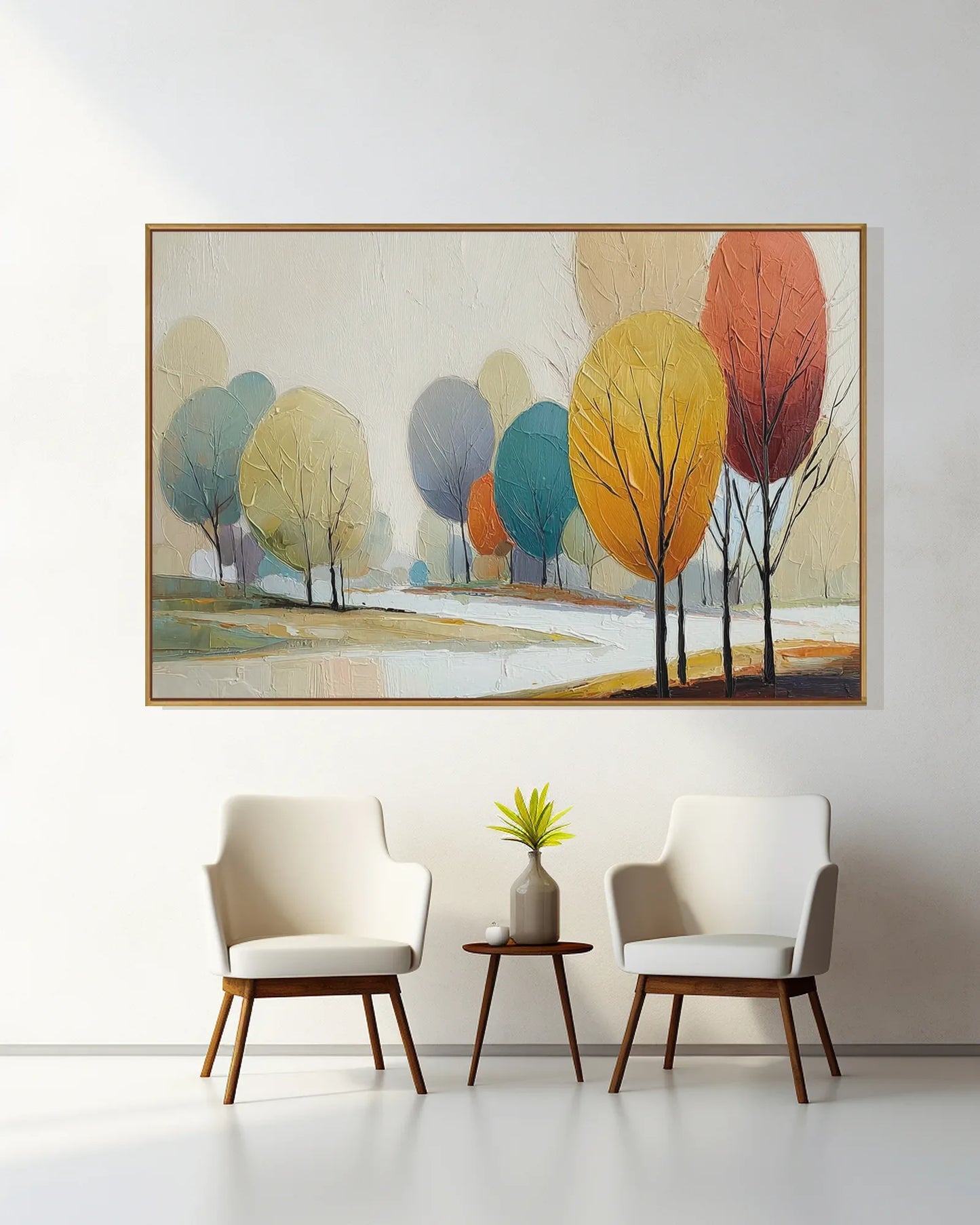 Horizontal Neutral Wabi Sabi Artwork No.114