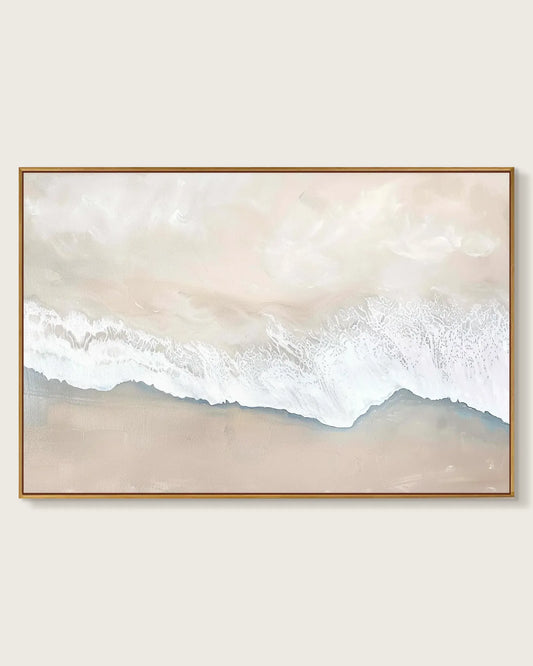 Horizontal Neutral Wabi Sabi Wall Decor No.116