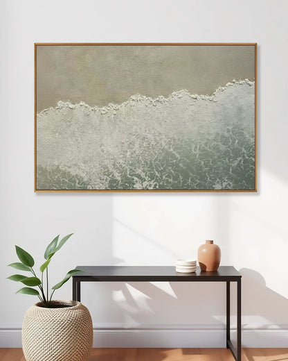 Horizontal Wabi Sabi Canvas Painting No.107