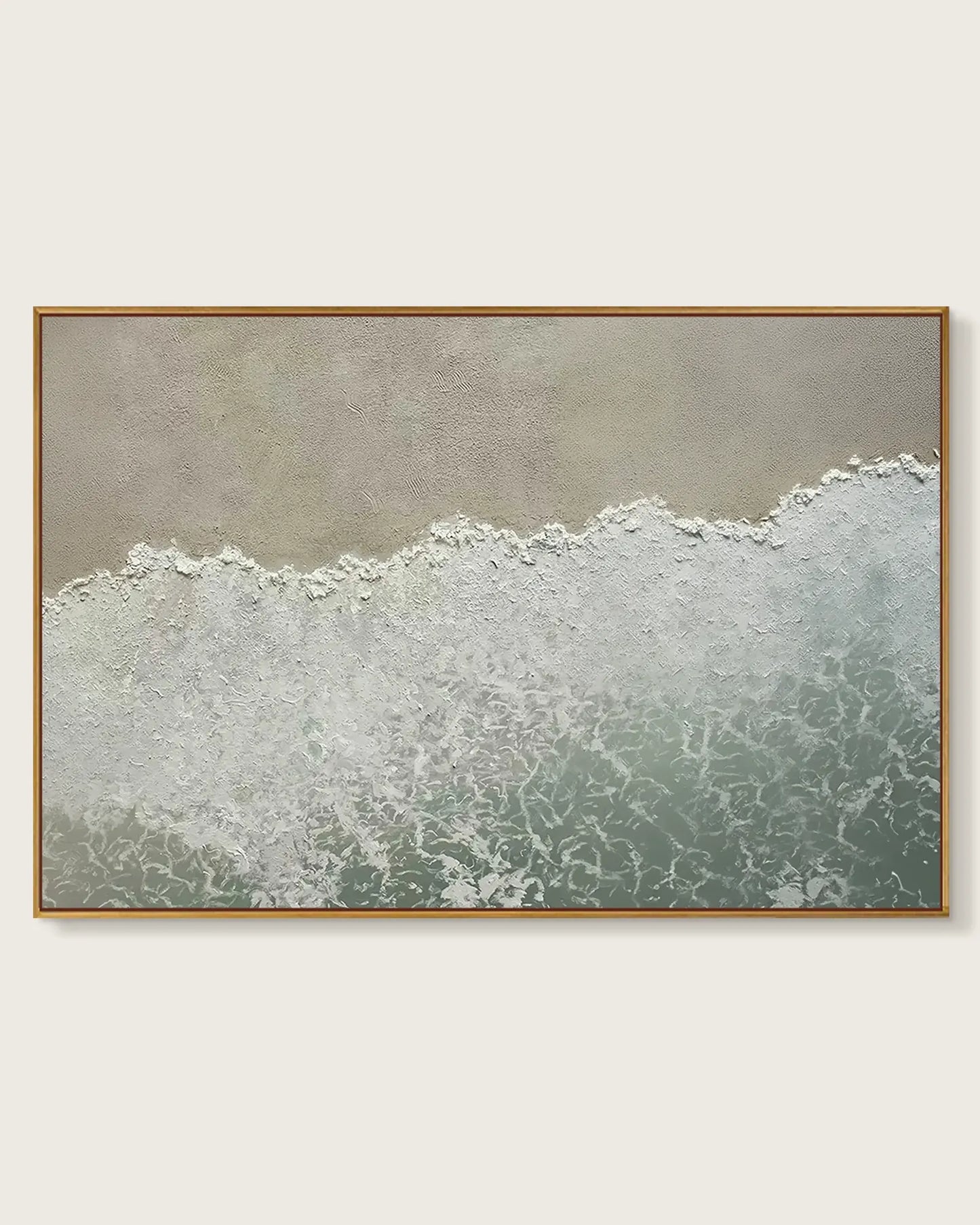 Horizontal Wabi Sabi Canvas Painting No.107