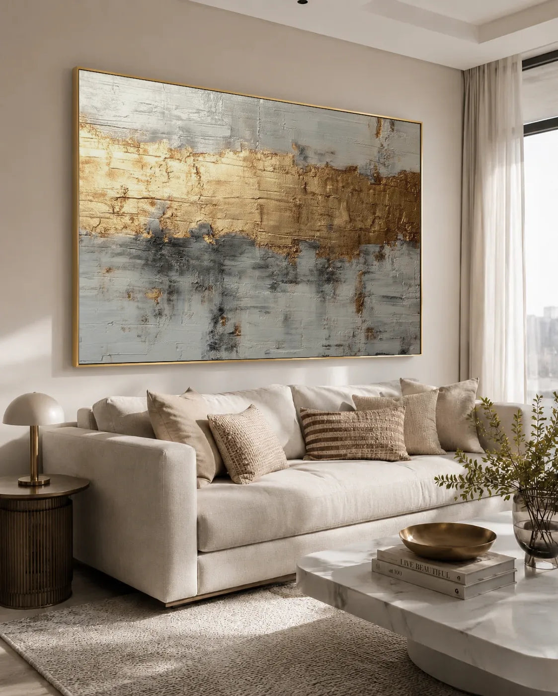 Horizontal Wabi Sabi Wall Decor No.106