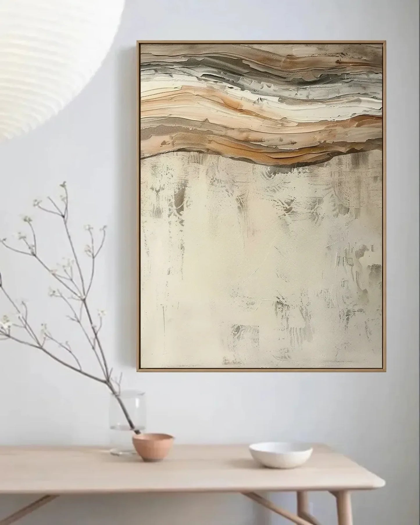Japandi Minimalist Canvas Painting No.035