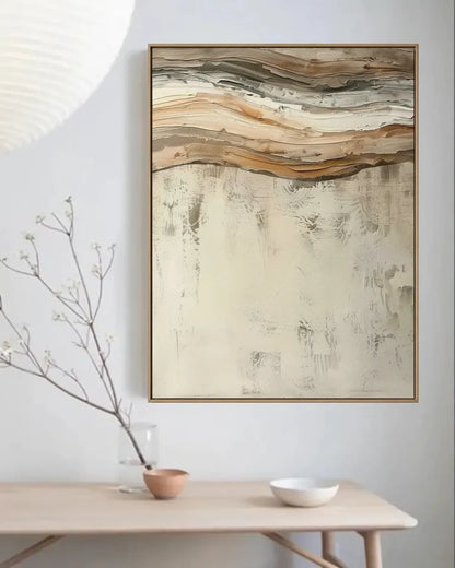 Japandi Minimalist Canvas Painting No.035