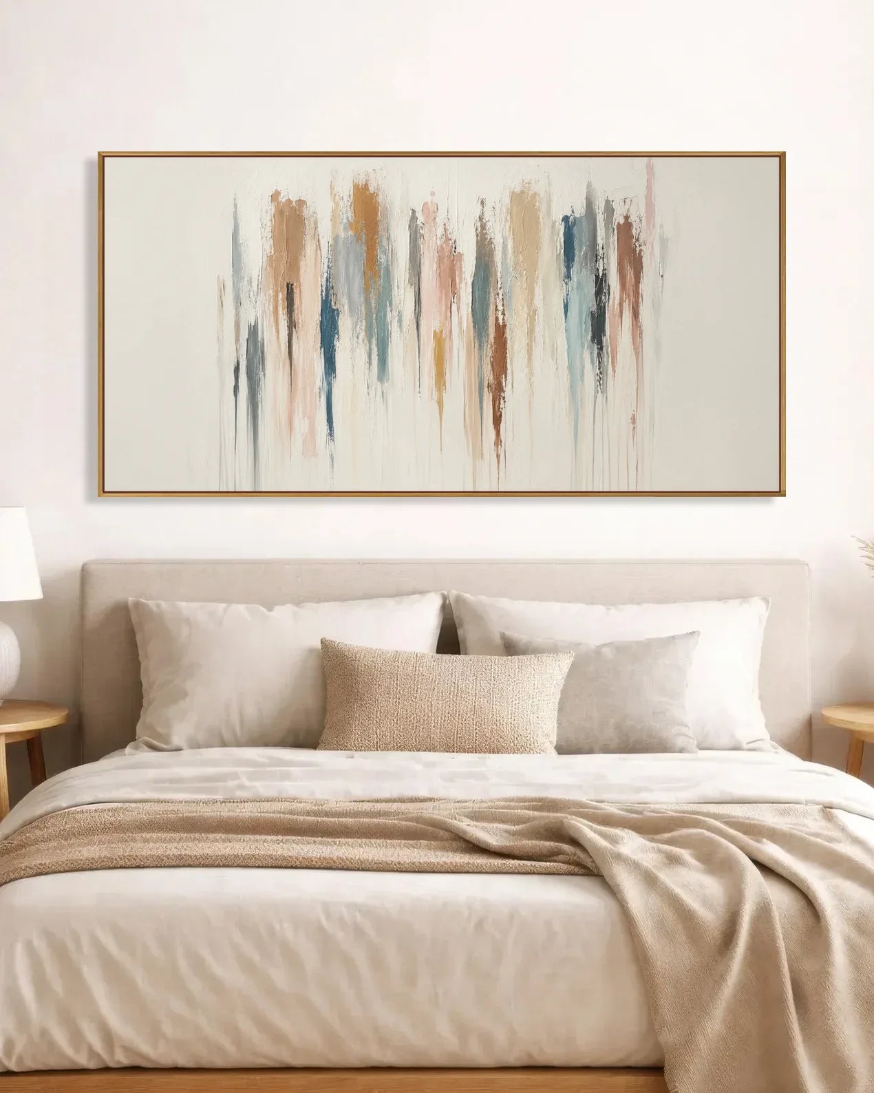 Large Abstract Wabi Sabi Canvas Art No.135