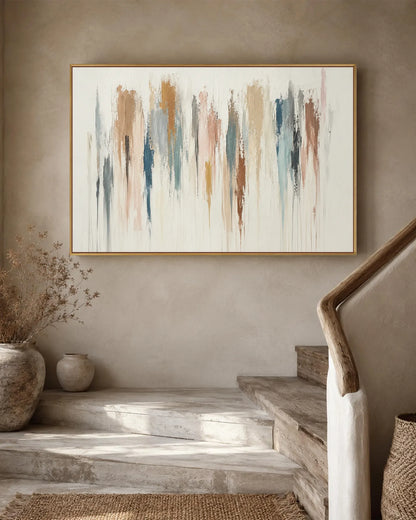 Large Abstract Wabi Sabi Canvas Art No.135