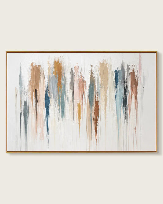Large Abstract Wabi Sabi Canvas Art No.135
