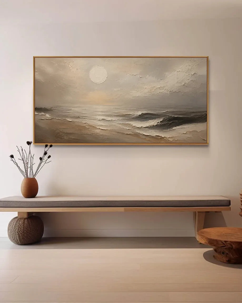 Large Abstract Wabi Sabi Wall Art No.133