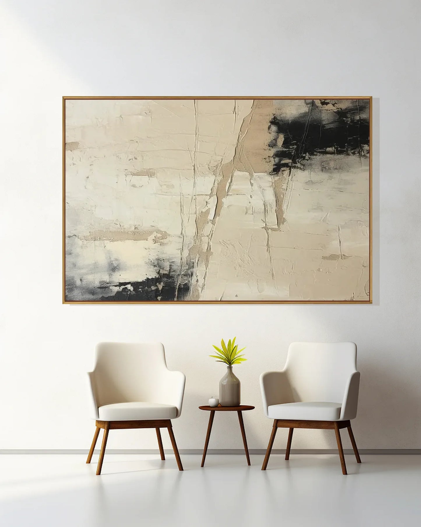 Large Abstract Wabi Sabi Wall Decor No.136