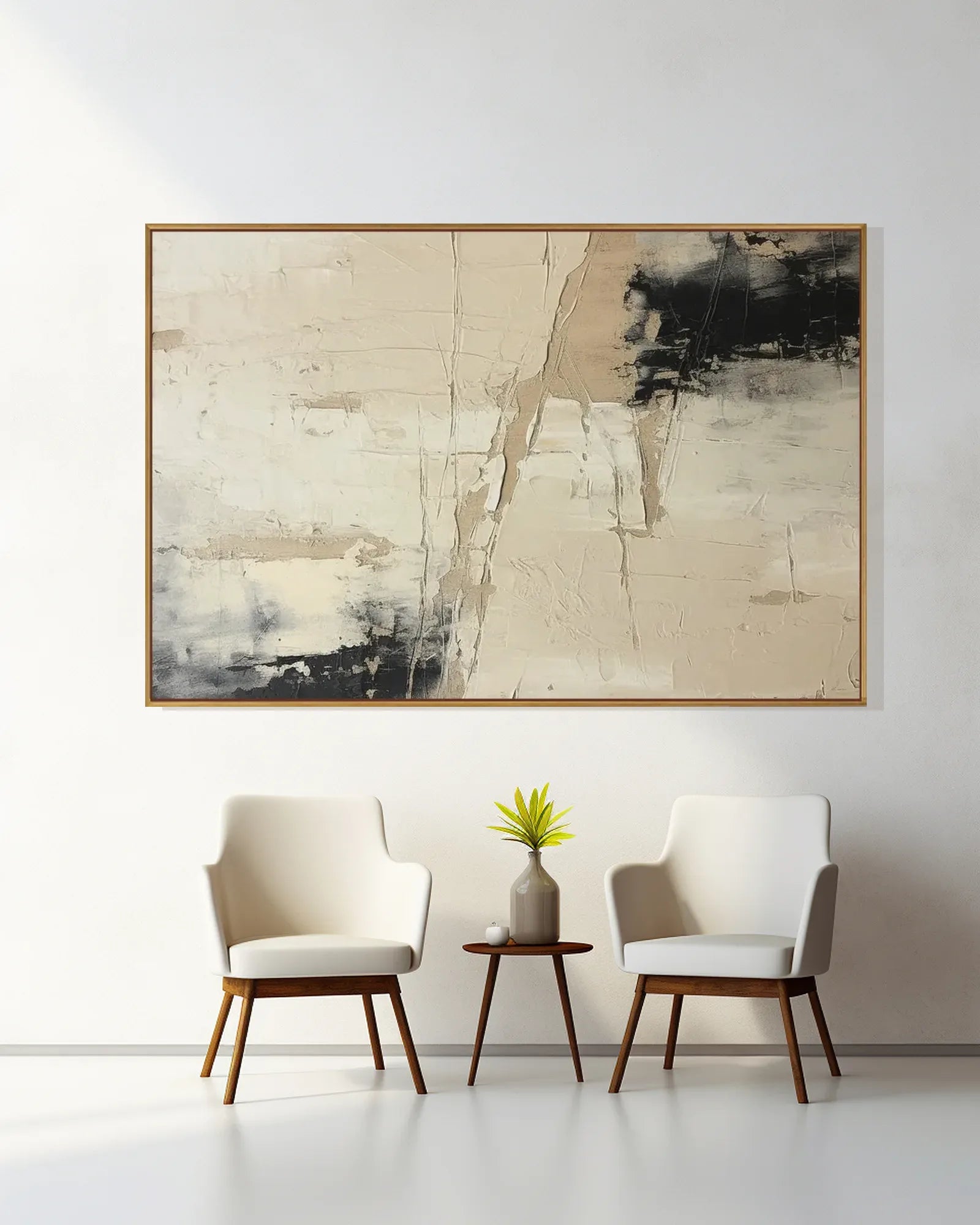 Large Abstract Wabi Sabi Wall Decor No.136