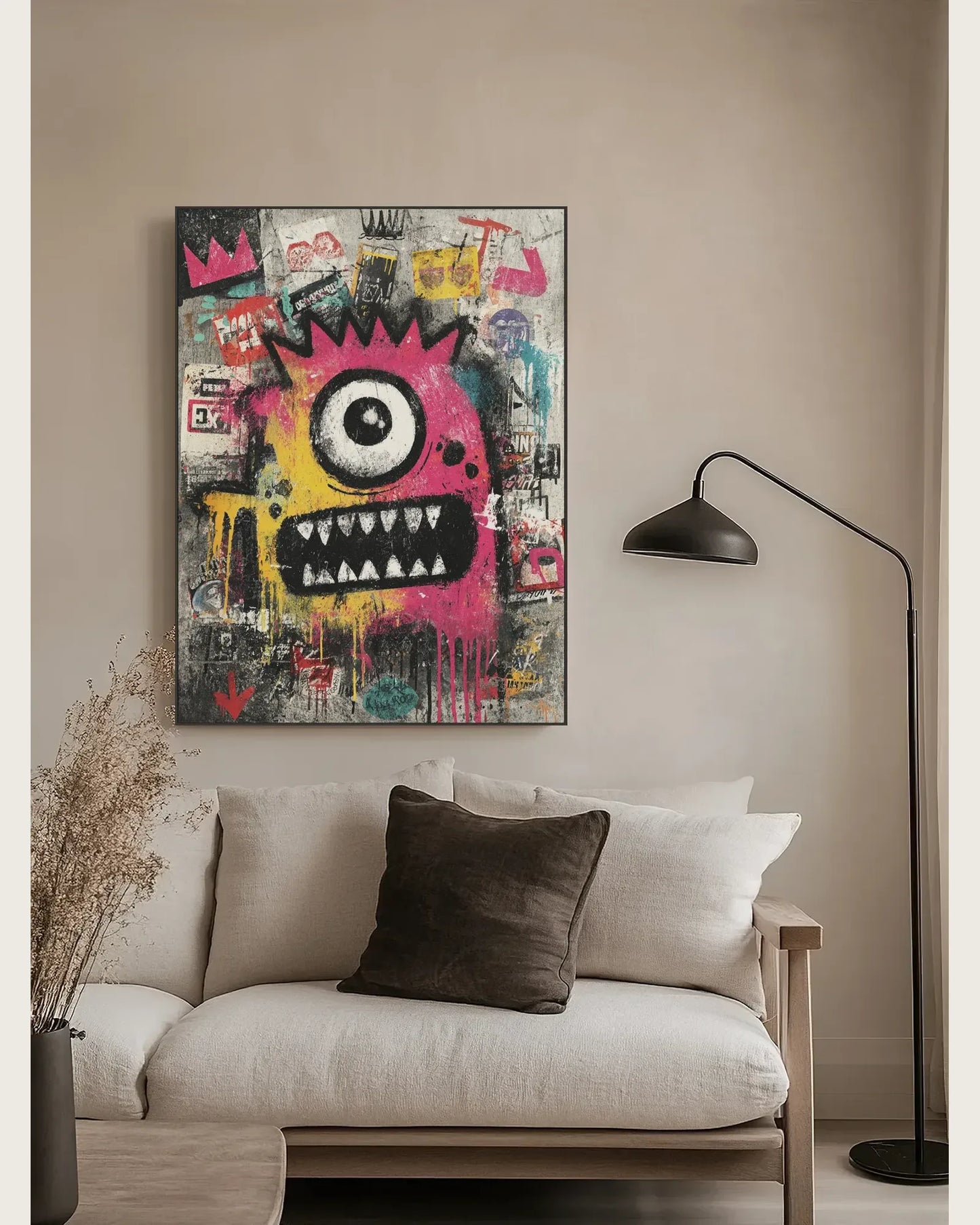 Large Graffiti Canvas Art No.071