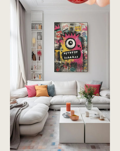 Large Graffiti Canvas Art No.071