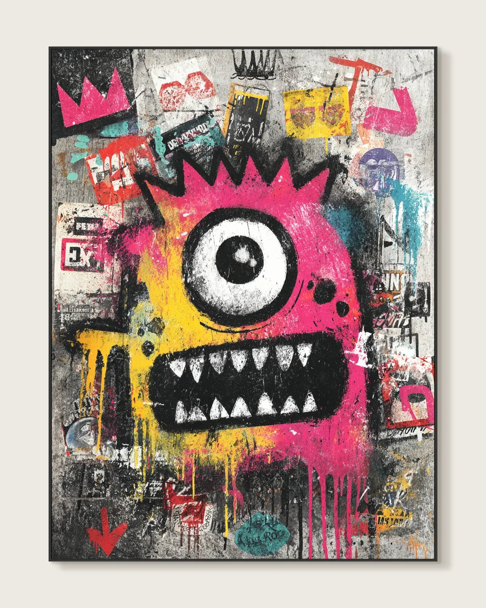 Large Graffiti Canvas Art No.071