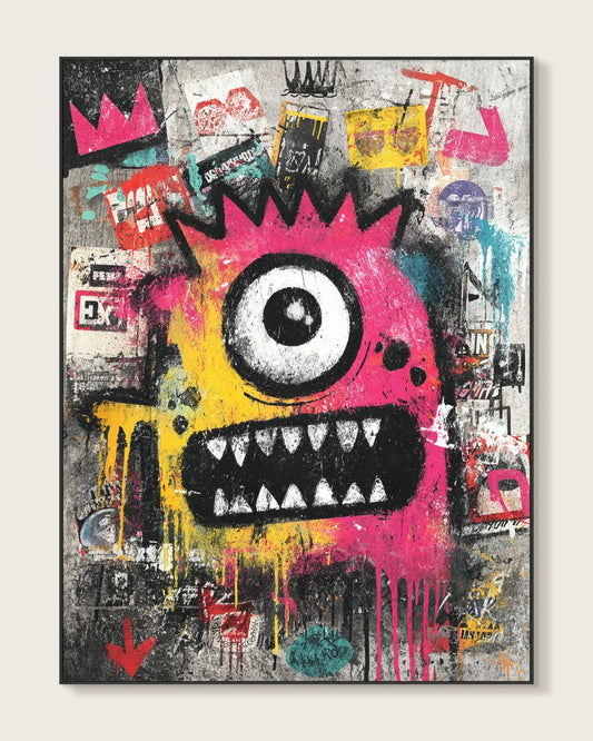 Large Graffiti Canvas Art No.071