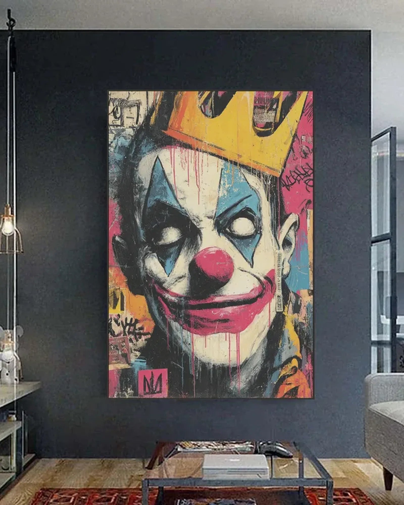 Large Graffiti Canvas Painting No.070