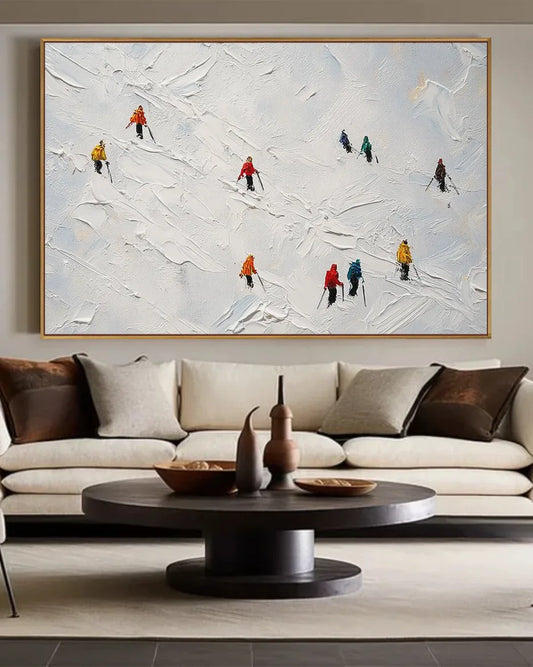 Large Modern Wabi Sabi Canvas Art No.145