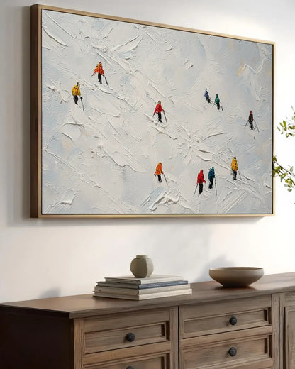 Large Modern Wabi Sabi Canvas Art No.145