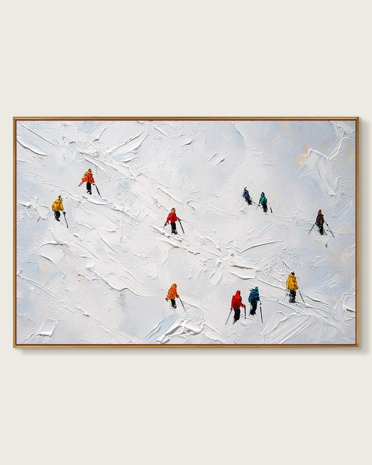 Large Modern Wabi Sabi Canvas Art No.145