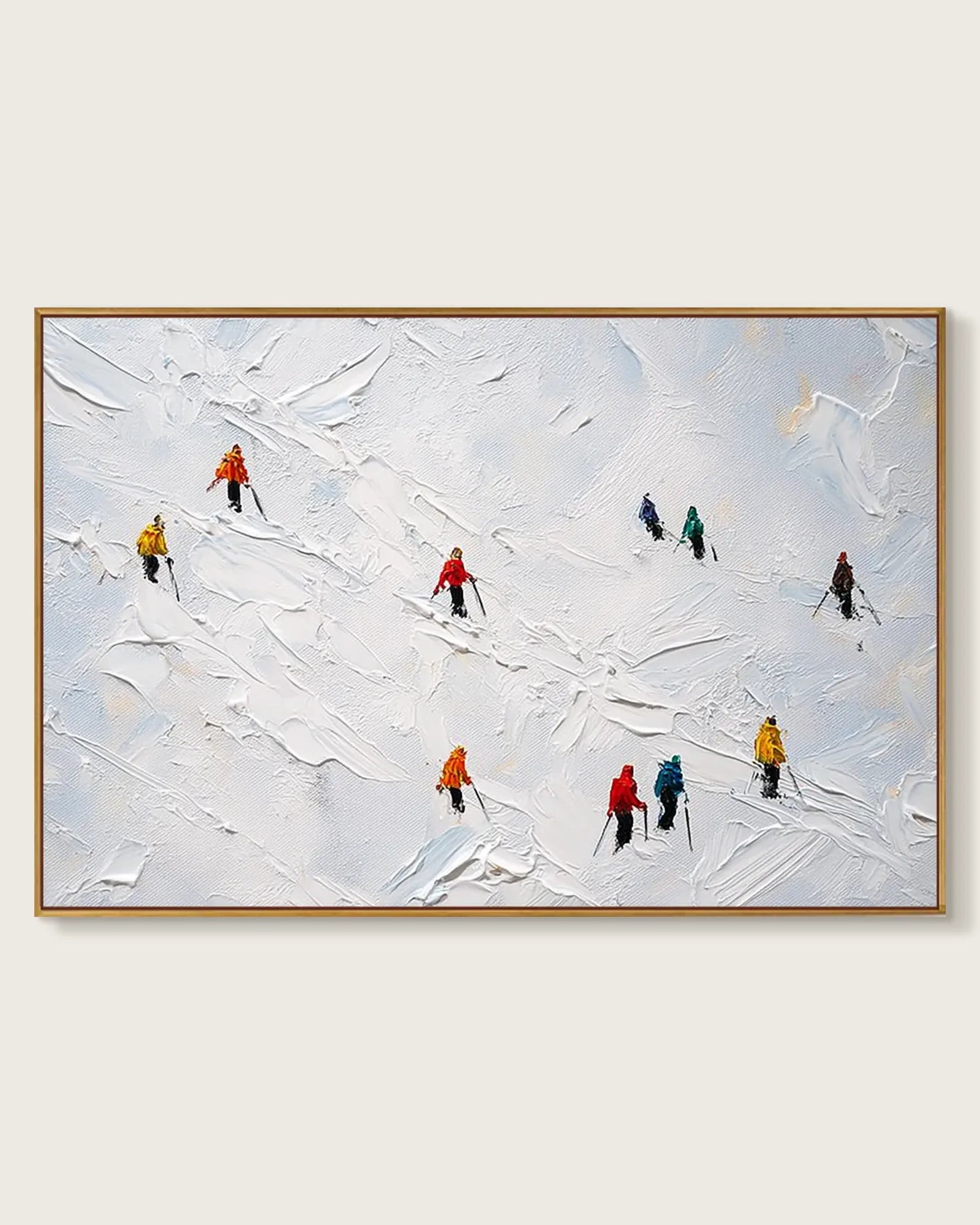 Large Modern Wabi Sabi Canvas Art No.145