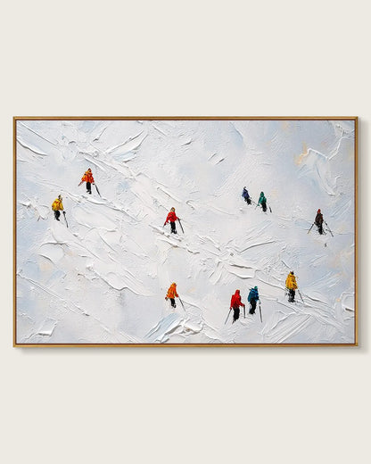Large Modern Wabi Sabi Canvas Art No.145