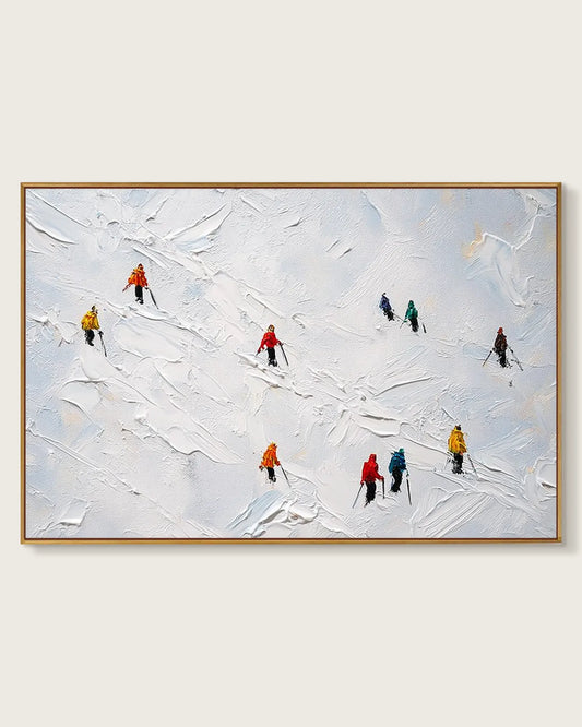 Large Modern Wabi Sabi Canvas Art No.145