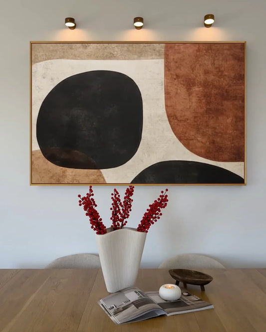 Large Modern Wabi Sabi Canvas Painting No.147