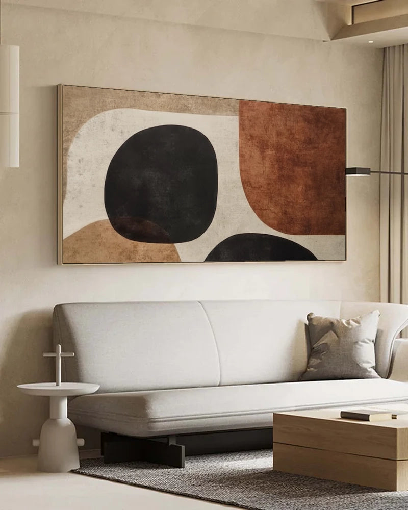 Large Modern Wabi Sabi Canvas Painting No.147