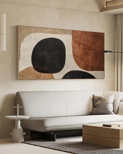 Large Modern Wabi Sabi Canvas Painting No.147