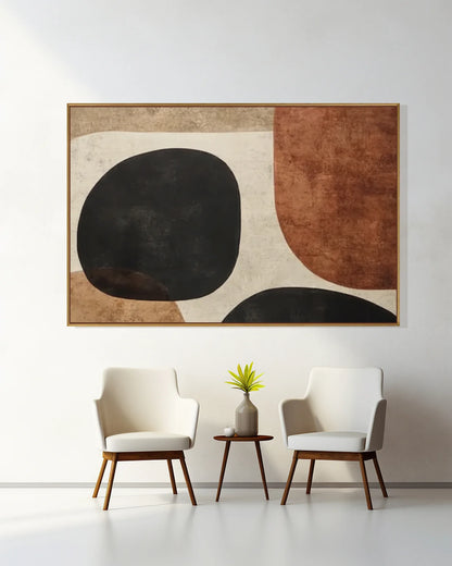 Large Modern Wabi Sabi Canvas Painting No.147