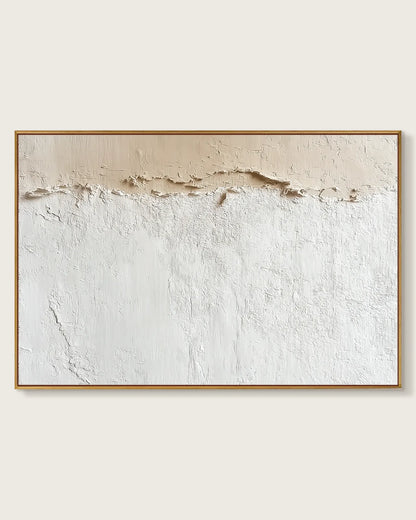 Large Natural Tone Wabi Sabi Canvas Art No.150