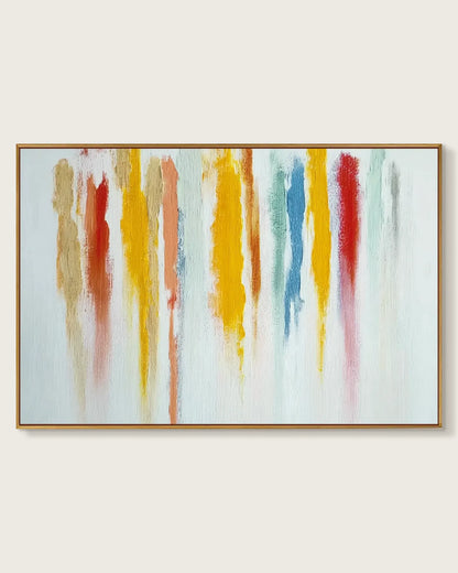 Large Natural Tone Wabi Sabi Canvas Painting No.152