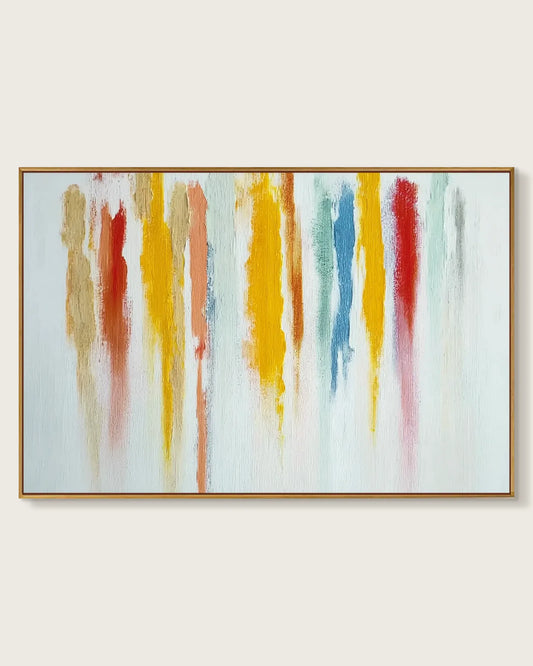 Large Natural Tone Wabi Sabi Canvas Painting No.152