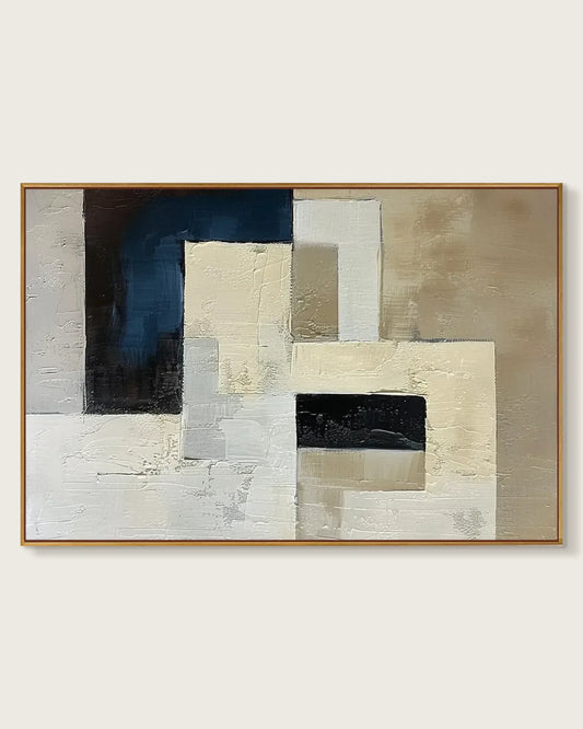 Large Natural Tone Wabi Sabi Wall Art No.148