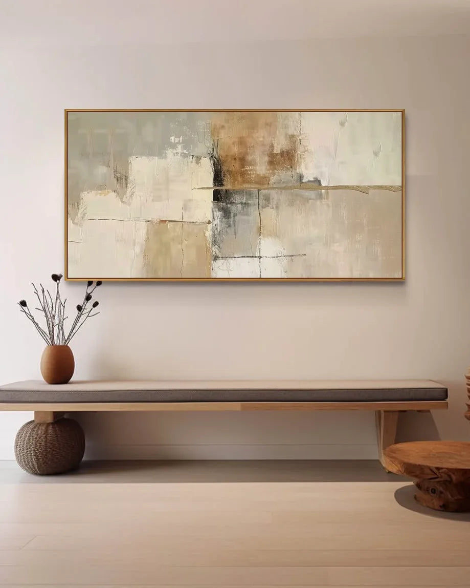Large Natural Tone Wabi Sabi Wall Decor No.151