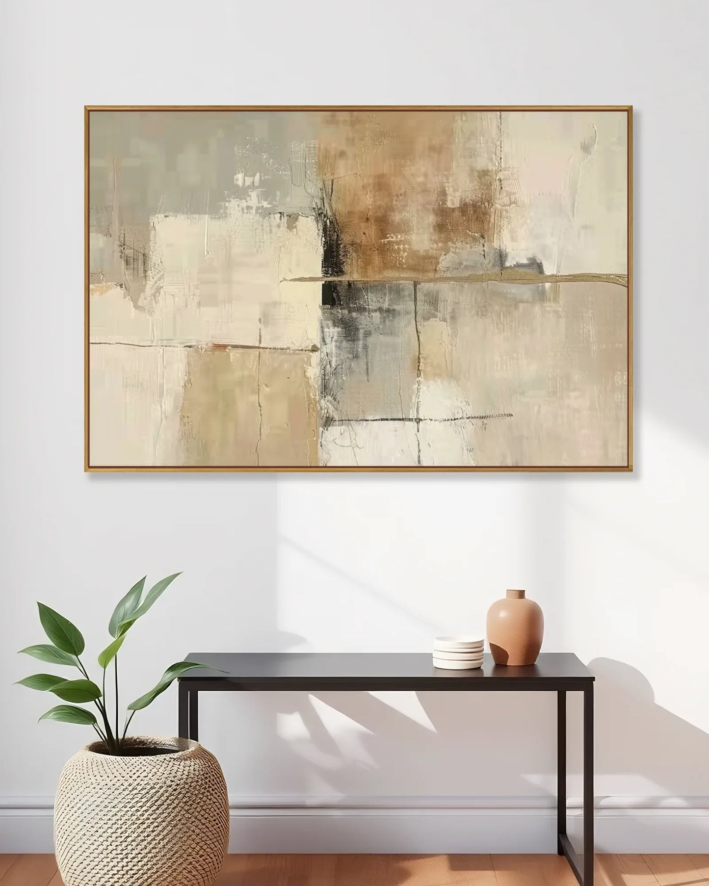 Large Natural Tone Wabi Sabi Wall Decor No.151