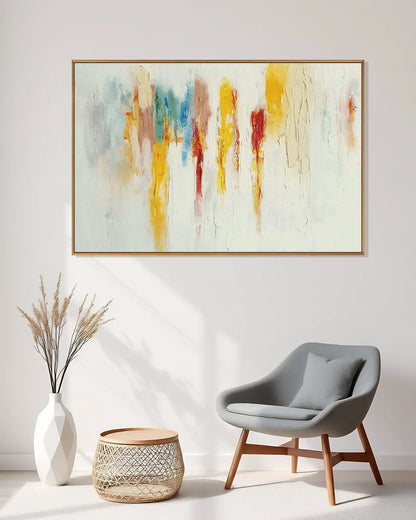 Large Neutral Wabi Sabi Artwork No.139