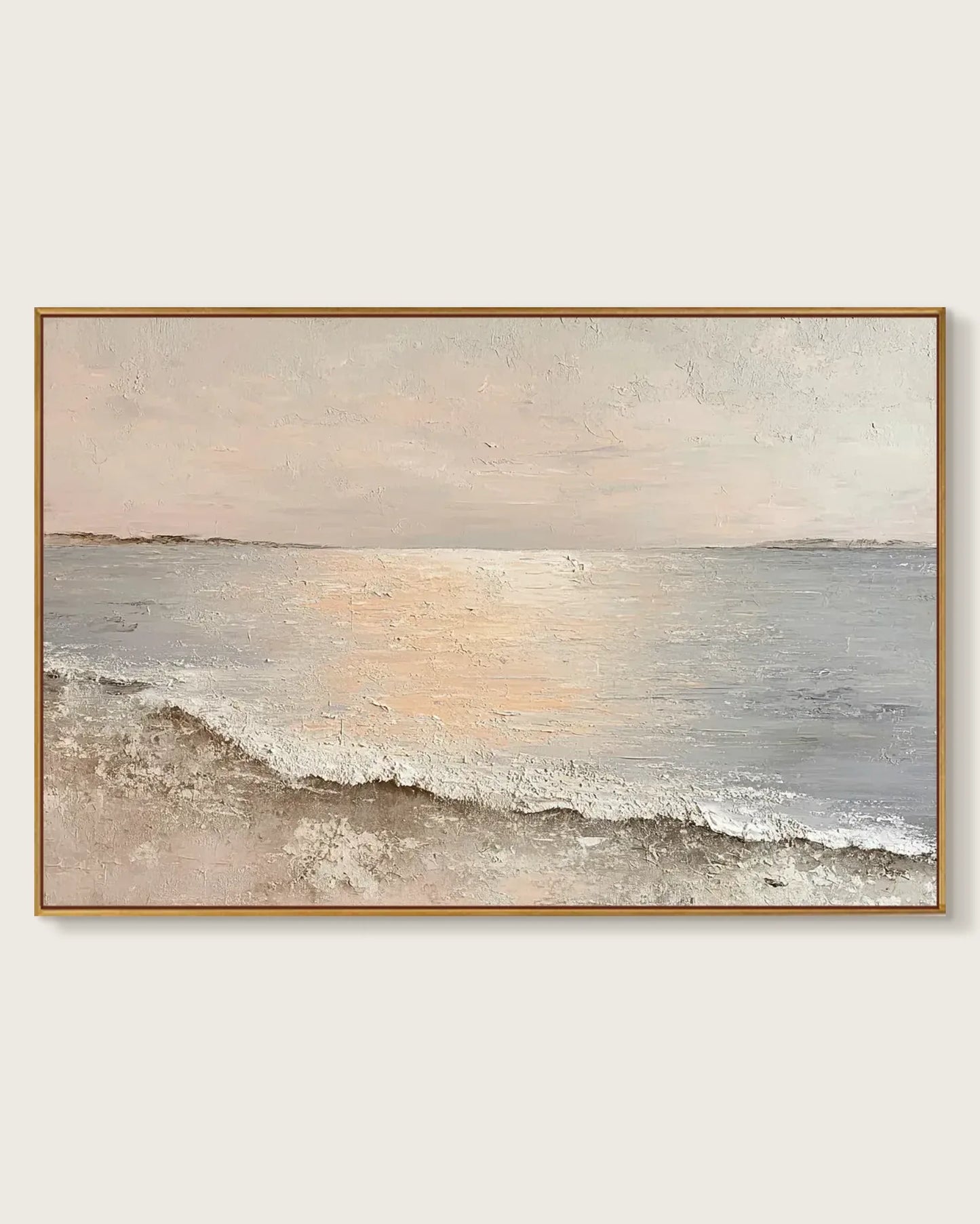 Large Neutral Wabi Sabi Wall Art No.138