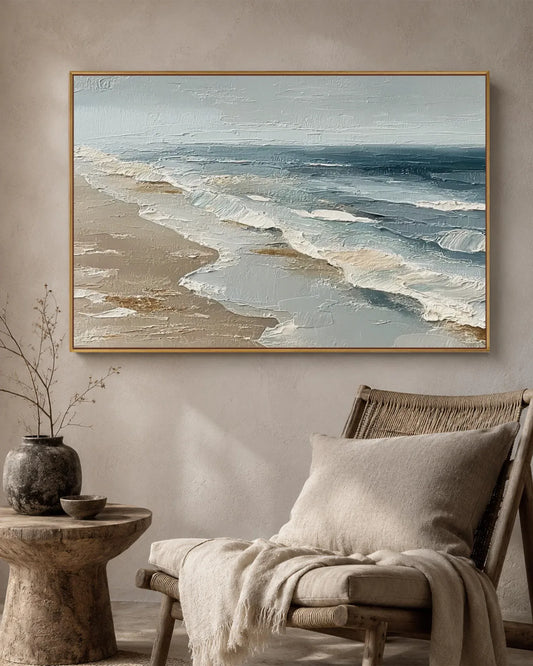 Large Wabi Sabi Canvas Painting No.132